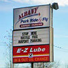 Facility welcome sign